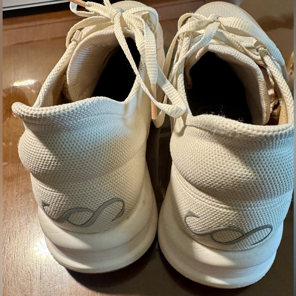 Saysh Stylish Cream Women's Sneakers - Picture 7 of 10